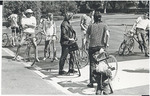 Raymond College Bike Ride, unidentified students by Unknown