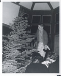 Raymond Common Room Christmas Tree Decorating, unidentified students by Unknown