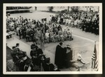Callison College Dedication Ceremony Stage and Audience by Callison College