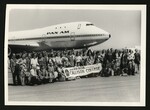 Callison College Students with Air India Plane by Callison College