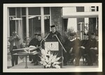 President Burns Speaking at the Callison College Dedication Ceremony by Callison College