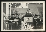 Tara Fischer Speaks at the Callison College Dedication Ceremony by Earl Washburn