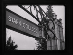 All the King's Men. Entry gate. Stark College. [still from video] by Columbia Pictures
