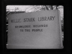 All the King's Men. Willie Stark Library. “Knowledge belongs to the people” [still from video] by Columbia Pictures
