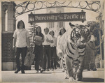 The World's Greatest Athlete. Tiger "CG" at Smith Gate [candid from set] see also June 1972 Pacific Review by Unknown