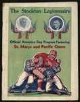 1933 Stockton Legionnaire Football Program, COP vs St. Mary's College
