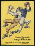 November 24, 1950 Football Program, COP vs Boston University