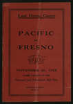 Football-November 26, 1925 program