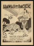 September 24, 1941 Football Program, COP vs Hawaii