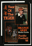 1986 Football Media Guide by University of the Pacific