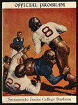 November 11, 1931 Football Program, UOP vs. Sacramento Junior College by American Legion, Sacramento Post