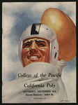 September 25, 1948 Football Program, UOP vs. Cal Poly
