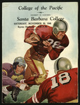 November 20, 1948 Football Program, UOP vs. Santa Barbara College