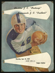 September 22, 1949 Football Program, Stockton Junior College vs. Sacramento Junior College