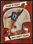 Football, September 22, 1950 Football Program, UOP vs. Saint Mary's College