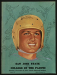 November 18, 1950 Football Program, UOP vs. San Jose State