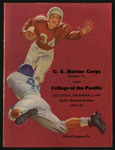 December 2, 1950 Football Program, UOP vs. U.S. Marine Corps