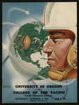October 6, 1951 Football Program, UOP vs. University of Oregon