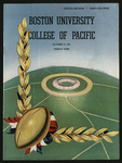 October 19, 1951 Football Program, UOP vs. Boston University