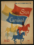 December 28, 1951-January 1, 1952 Football Program, Sun Carnival, UOP vs.Texas Technological College