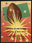 November 8, 1952 Football Program, UOP vs. University of Santa Clara