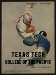 October 17, 1953 Football Program, UOP vs. Texas Technological College