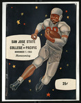 November 7, 1953 Football Program, UOP vs. San Jose State