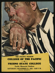 November 21, 1953 Football Program, UOP vs. Fresno State College