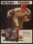 November 9, 1934 Football Program, UOP vs. Nevada