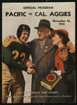November 22, 1935 Football Program, UOP vs. UC Davis