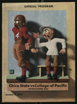 October 17, 1936 Football Program, UOP vs. Chico State