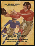 November 6, 1936 Football Program, UOP vs. Nevada
