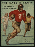 November 26, 1936 Football Program, UOP vs. Saint Mary's