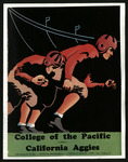 November 17, 1938 Football Program, UOP vs. California Aggies