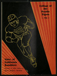 October 11, 1940 Football Program, vs. UOP California Ramblers