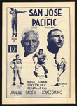 October 24, 1941 Football Program, UOP vs. San Jose State