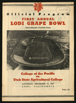 December 13, 1947 Football Program, UOP vs. Utah State Agricultural College, Lodi Grape Bowl