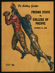 October 13, 1956 Football Program, UOP vs. Fresno State