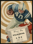 October 8, 1960 Football Program, UOP vs. Villanova University