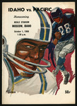 October 1, 1966 Football Program, UOP vs. University of Idaho