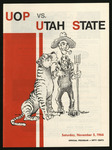 November 5, 1966 Football Program, UOP vs. Utah State University