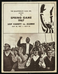 May 20, 1967 Football Program, UOP Varsity vs. Alumni