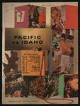 September 16, 1967 Football Program, UOP vs. University of Idaho