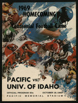 October 18, 1969 Football Program, UOP vs. University of Idaho