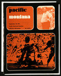 September 30, 1972 Football Program, UOP vs. University of Montana
