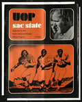 September 8, 1973 Football Program, UOP vs. Sacramento State University