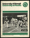 November 17, 1973 Football Program, UOP vs. University of Hawaii