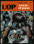 October 4, 1975 Football Program, UOP vs. University of Texas, El Paso