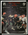 October 16, 1976 Football Program, UOP vs. San Diego State by San Diego State