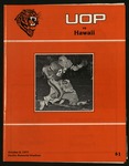 October 8, 1977 Football Program, UOP vs. University of Hawaii by University of the Pacific